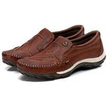 Mocassim Masculino Couro Confortável Leve Casual