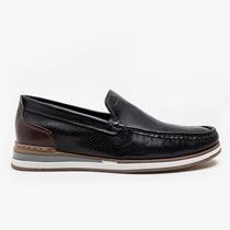 Mocassim Masculino Couro Democrata Denin Flow 252101-001