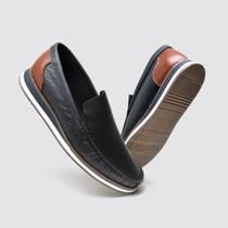 Mocassim Masculino Couro Legítimo Sapato Casual Confortável Moda