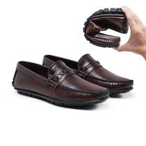 Mocassim Masculino Driver Dockside Sapato Social Sapatilha Casual Confortável Bridão Estilo Italiano