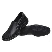 Mocassim Masculino em Couro Costura Manual Solado Macio Antstress Mocassim Masculino em Couro Costura Manual Solado Macio Antstress