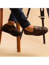 Mocassim Masculino Em Couro Legitimo Dia a Dia