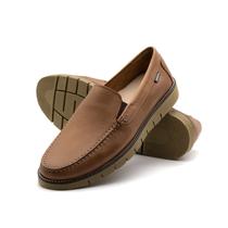 Mocassim Masculino Falcon em Couro Senna Tan - 9906ST Mocassim Masculino Falcon em Couro Senna Tan - 9906ST