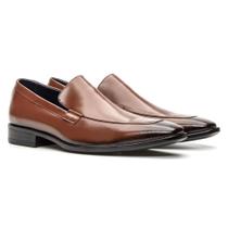 Mocassim Masculino Loafer Couro Whisky