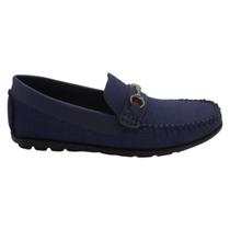 Mocassim Masculino OPX 00704-M0110 - Azul Mocassim Masculino OPX 00704-M0110 - Azul