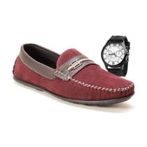 Mocassim masculino sapatilha casual confortavel sapato leve + RELOGIO 37 ao 44 Mocassim masculino sapatilha casual confortavel sapato leve + RELOGIO 37 ao 44