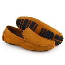 Mocassim Masculino Sapato Casual Costurado a Mão Sapatilha em couro Lançamento ref L0C1