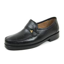 Mocassim Masculino Sapato Couro Legitimo Conforto Casual Preto 38