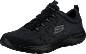 Mocassim Masculino Skechers Summits Louvin Preto Slip-On 7,5 EUA