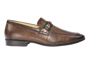 Mocassim Masculino Social em Couro Dark Brown - Cód: 84856