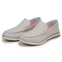 Mocassim Masculino Tênis Slip On 100% Couro Legítimo Sapato Casual Dia A Dia