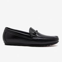Mocassim Masculino Tom Couro Preto - Cód 651102-001