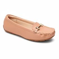 Mocassim Modare Casual Feminino Nude Anatómico - Mocassim Modare Casual Feminino Nude Anatómico -