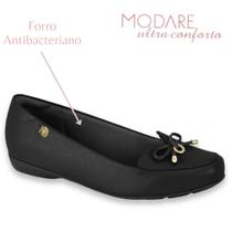 Mocassim Modare Original Feminino Ultraconforto Casual Detalhes Lancamento Dia A Dia Sapatilha Laço Fashion