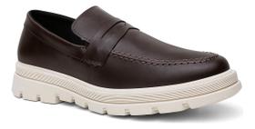 Mocassim Moderno Tratorado Masculino Slip On Sapato Conforto