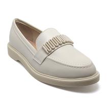 Mocassim Moleca Loafer Feminino - Branco