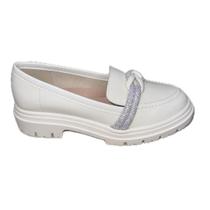 Mocassim Moleca Tira Strass Tratorado Feminino