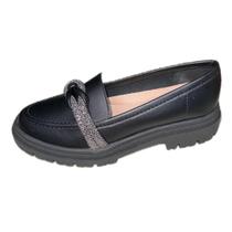 Mocassim Moleca Tira Strass Tratorado Feminino