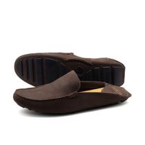 Mocassim Mule Masculino em Couro Vertigo Tabaco - 98101VT