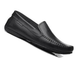 Mocassim Pegada Masculino Preto e Cravo Ref:140773