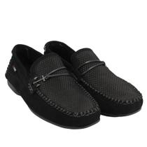 Mocassim Pegada Nobuck Preto