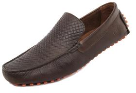 Mocassim Polo City Casual em Couro Masculino, Ref.3393, Tam. 40