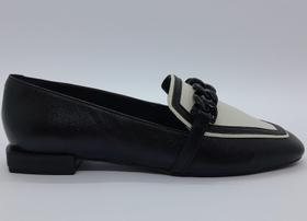 Mocassim Preto/Branco