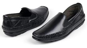 Mocassim Rafarillo Couro Preto 63002