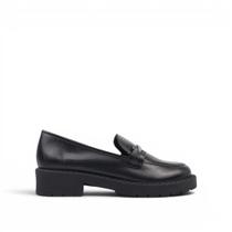 Mocassim Salto Bloco Couro 255025np Couro Mocassim Salto Bloco Couro 255025np Couro