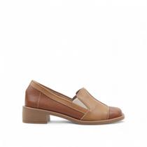 Mocassim Salto Bloco Couro Mocassim Salto Bloco Couro