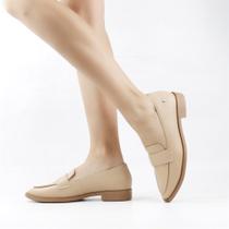 Mocassim Salto Bloco Couro Mocassim Salto Bloco Couro