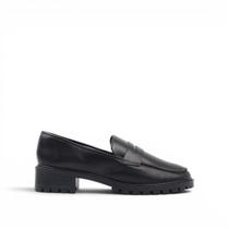 Mocassim Salto Bloco Couro Mocassim Salto Bloco Couro