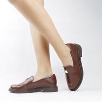 Mocassim Salto Bloco Detalhe Mocassim Salto Bloco Detalhe