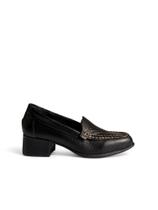 Mocassim Salto Couro - Preto Mocassim Salto Couro - Preto
