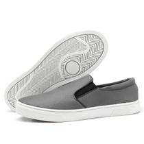 Mocassim Sapatenis Estilo Confort Ortopedico Masculino Leve Elegante