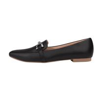Mocassim Sapatilha Bico Quadrado com Fivela Preto Feminina Cor:PretoTamanho:35 Mocassim Sapatilha Bico Quadrado com Fivela Preto Feminina Cor:PretoTamanho:35