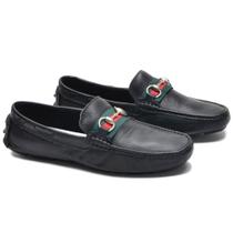 Mocassim sapatilha drive causal GTS - Masculino - Couro 100% Legitimo