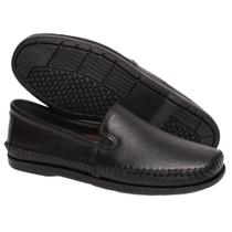 Mocassim Sapatilha Masculina Couro Legítimo Confortável