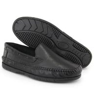 Mocassim Sapatilha Masculina de Couro Granado