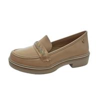 Mocassim Sapato Feminino Mississipi Original Palmilha EVA Solado Borracha Detalhe Strass