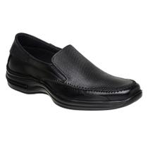 Mocassim Sapato Social Masculino Em Couro Com Elástico (SL4021)