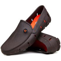 Mocassim Slide Masculino Super Leve Antiderrapante Café