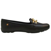 Mocassim Softli Feminino Napa Bico Redondo Confortável