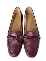 Mocassim Sua Cia Vinho Com Laço Mocassim Sua Cia Vinho Com Laço