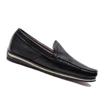 Mocassim ted preto masculino - democrata