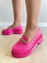 Mocassim Tratorado Feminino Com Corrente Confort Color Mocassim Tratorado Feminino Com Corrente Confort Color