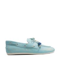 Mocassim Vicenza Couro Azul Mocassim Vicenza Couro Azul