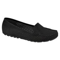 Mocassim Vizzano Camurça Preto 1187303P