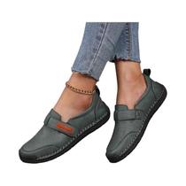 Mocassins De Couro Artesanais Femininos Confortáveis E Casuais Para Caminhada No Verão Mocassins De Couro Artesanais Femininos Confortáveis E Casuais Para Caminhada No Verão