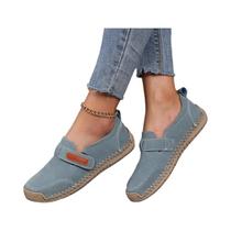 Mocassins De Couro Artesanais Para Mulheres, Confortáveis E Casuais, Sapatos De Caminhada Para O